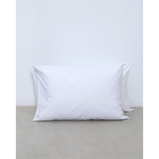 Ξενοδοχειακή Απλή Μαξιλαροθήκη Oscar 50x70cm Άσπρο Ξενοδοχειακή Απλή Μαξιλαροθήκη Oscar 50x70cm Άσπρο