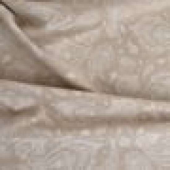 Έτοιμη Ραμμένη Ζακάρ Κουρτίνα Minares Στενό Φύλλο (150x275cm) Μπεζ