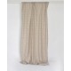 Έτοιμη Ραμμένη Ζακάρ Κουρτίνα Minares Στενό Φύλλο (150x275cm) Μπεζ