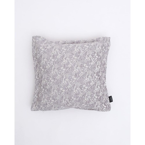 Σενίλ Oxford Διακοσμητική Μαξιλαροθήκη Rox σε 8 Αποχρώσεις 40x40 2cm Ασημί