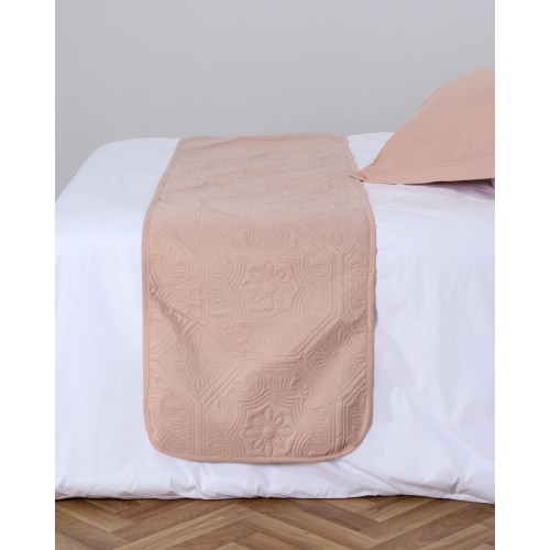 Καπιτονέ Τραβέρσα Κρεβατιού - Τραπεζιού Nomas Τραβέρσα | 50x180cm Σομόν