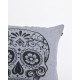Διακοσμητική Μαξιλαροθήκη The Skull σε 4 Αποχρώσεις 60x60cm Μπλε Διακοσμητική Μαξιλαροθήκη The Skull σε 4 Αποχρώσεις 60x60cm Μπλε