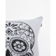 Διακοσμητική Μαξιλαροθήκη The Skull σε 4 Αποχρώσεις 40x40cm Γκρι απαλό