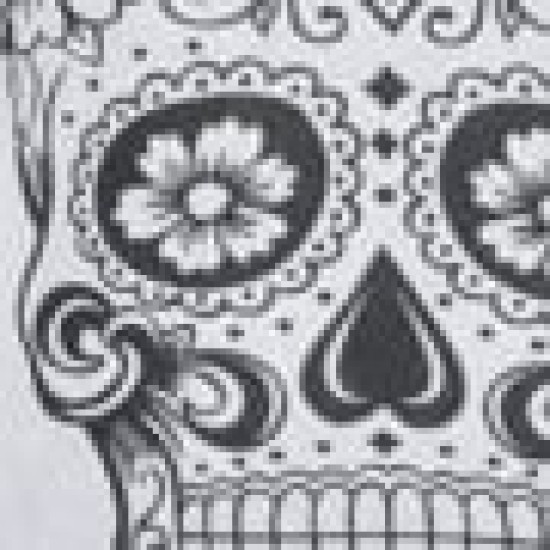 Διακοσμητική Μαξιλαροθήκη The Skull σε 4 Αποχρώσεις 40x40cm Γκρι απαλό