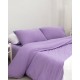 Μακό Βαμβακερό Πανωσέντονο Finejersey Art σε 6 Αποχρώσεις Μονή (165x260cm) Λιλά
