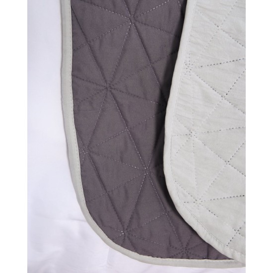 Καπιτονέ Μακό Δίχρωμη Τραβέρσα Fantazia σε 2 Αποχρώσεις Τραβέρσα | 60X240cm Ανθρακί