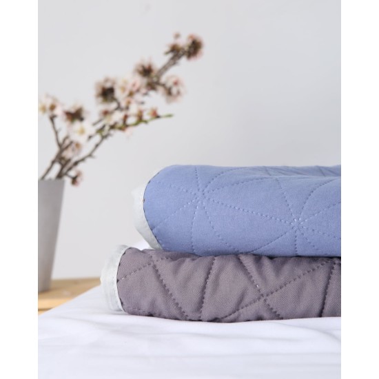 Καπιτονέ Μακό Δίχρωμη Τραβέρσα Fantazia σε 2 Αποχρώσεις Τραβέρσα | 60X240cm Ανθρακί