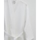 Pima Cotton Waffle Πικέ Μπουρνούζι Κιμονό Oliver Large | XLarge Άσπρο