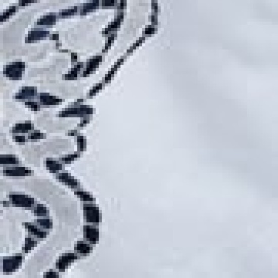 Χειροποίητη Βαμβακερή Κουβέρτα Βελονάκι Dantela Beniz Bo Maison 240x280cm Super Υπέρδιπλη (240x280cm) Άσπρο