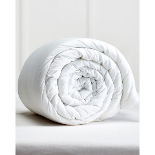 Λευκό Πάπλωμα με Πουπουλένια Αίσθηση Down Alternative Μονή (160x240cm) Άσπρο