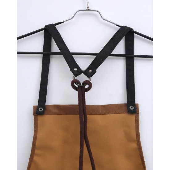 Επαγγελματική Δερμάτινη Ποδιά Μπούστου Paloma 87x89cm Μπούστο (87x89cm) Καφέ Επαγγελματική Δερμάτινη Ποδιά Μπούστου Paloma 87x89cm Μπούστο (87x89cm) Καφέ