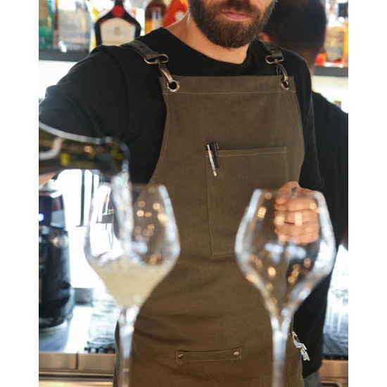 Επαγγελματική Δερμάτινη Ποδιά Μπούστου Paloma 87x89cm Μπούστο (87x89cm) Καφέ Επαγγελματική Δερμάτινη Ποδιά Μπούστου Paloma 87x89cm Μπούστο (87x89cm) Καφέ