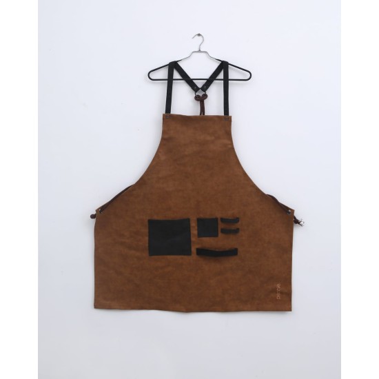 Επαγγελματική Δερμάτινη Ποδιά Μπούστου Paloma 87x89cm Μπούστο (87x89cm) Καφέ Επαγγελματική Δερμάτινη Ποδιά Μπούστου Paloma 87x89cm Μπούστο (87x89cm) Καφέ