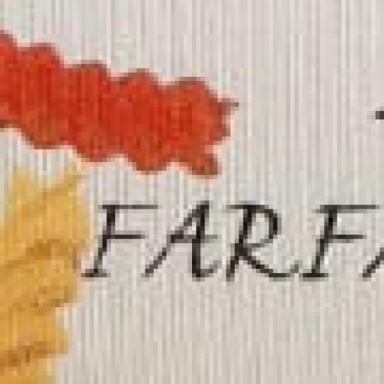 Διακοσμητική Μαξιλαροθήκη με Σχέδιο Ζυμαρικά Pasta 65x65cm Μπεζ