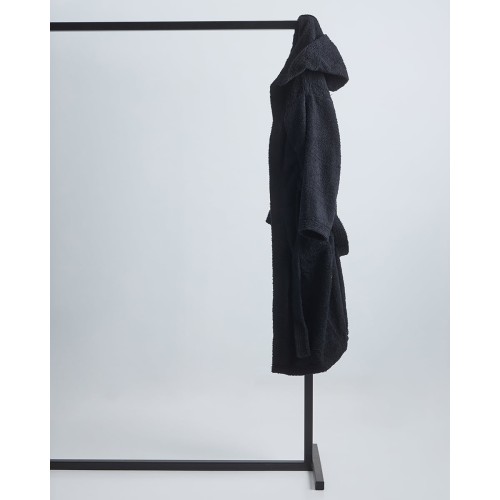 Βαμβακερό Πετσετέ Μονόχρωμο Μπουρνούζι με Πλισέ Γιακά Adore Small Μαύρο Βαμβακερό Πετσετέ Μονόχρωμο Μπουρνούζι με Πλισέ Γιακά Adore Small Μαύρο