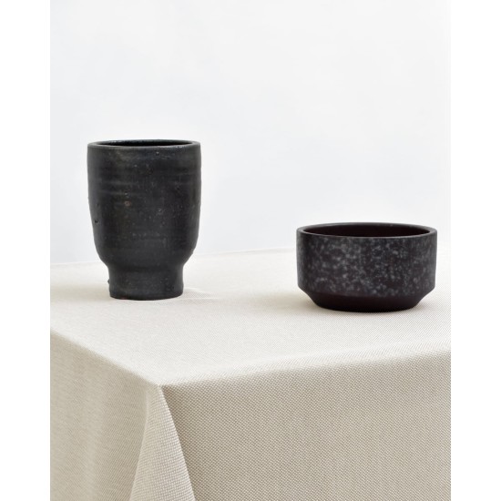 Ζακάρ Πετσέτα Φαγητού με Γαλλική Γωνία Routilio 40x40cm Μπεζ