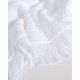 Λευκή Βαμβακερή Πετσέτα με Κρόσσια Dawn 450gsm Μπάνιου | 70x140cm Άσπρο Λευκή Βαμβακερή Πετσέτα με Κρόσσια Dawn 450gsm Μπάνιου | 70x140cm Άσπρο