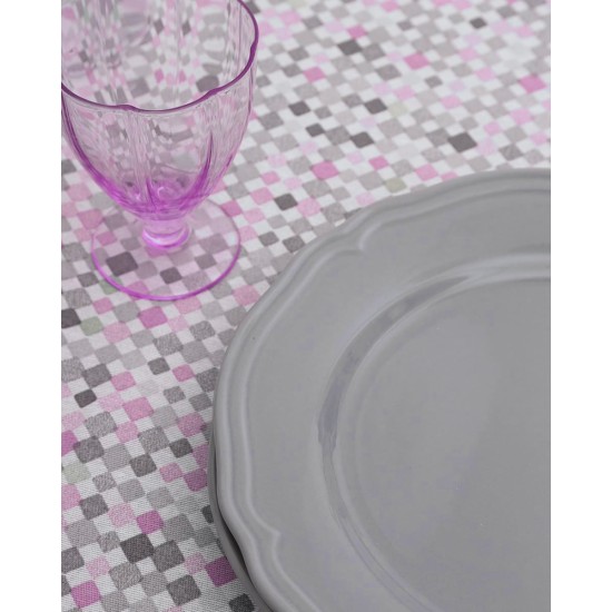 Τραπεζομάντηλο Λονέτα Rombus Fushion 6 ατόμων (140x180cm) Λιλά Τραπεζομάντηλο Λονέτα Rombus Fushion 6 ατόμων (140x180cm) Λιλά