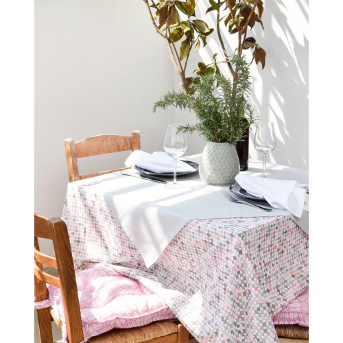 Τραπεζομάντηλο Λονέτα Rombus Fushion 6 ατόμων (140x180cm) Λιλά Τραπεζομάντηλο Λονέτα Rombus Fushion 6 ατόμων (140x180cm) Λιλά