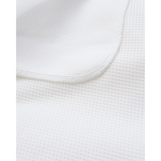 Αδιάβροχο Ανάγλυφο Επίστρωμα Προστασίας Στρώματος 3D Ημίδιπλη (120x200 30cm) Άσπρο