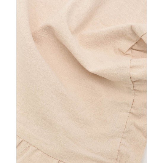 Διακοσμητική Μαξιλαροθήκη Stonewashed Luxury σε 7 Αποχρώσεις 40x40cm Άμμου