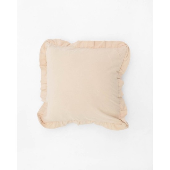 Διακοσμητική Μαξιλαροθήκη Stonewashed Luxury σε 7 Αποχρώσεις 40x40cm Άμμου