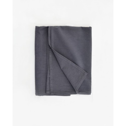 Τραπεzoμάντηλο Stonewashed Luxury σε 7 Αποχρώσεις 4 ατόμων (132x132cm) Ανθρακί