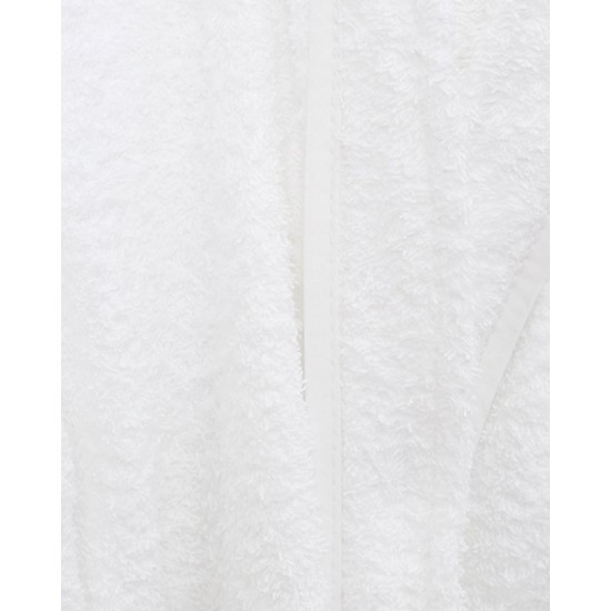 Βρεφικό Μπουρνούζι με Κουκούλα & Ρέλι Yuhu 4-6 ετών Άσπρο