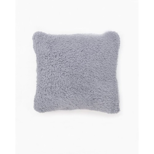 Γούνινη Διακοσμητική Μαξιλαροθήκη Valia Kalda 2 Αποχρώσεις 40x40cm 40x40cm Ανθρακί