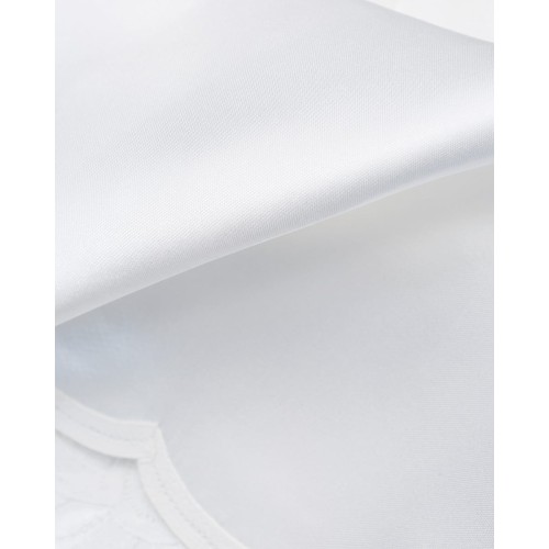 Σετ Πετσέτες Φαγητού 4 τεμ Κέντημα Λουλούδι & Φάσα Vogue 40x40cm.  40x40cm Εκρού