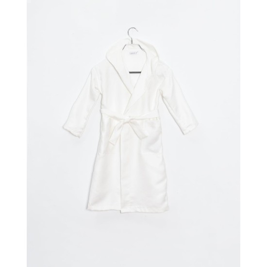 Απορροφητικό Παιδικό Μπουρνούζι σε 4 Αποχρώσεις Survivor.  6-8 ετών Άσπρο