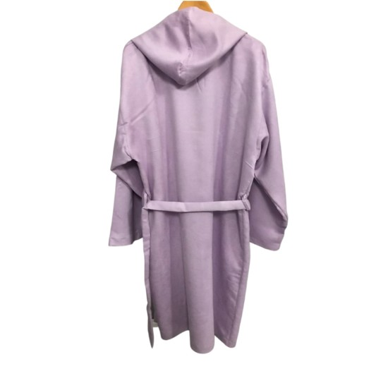 Μονόχρωμο Μπουρνούζι Survivor σε 4 Αποχρώσεις. X Large Λιλά
