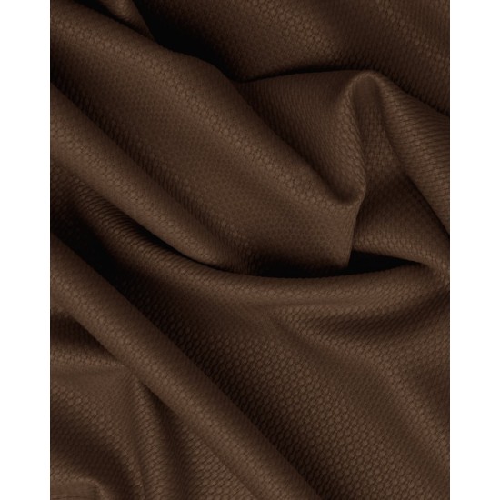 Έτοιμη Ραμμένη Ζακάρ Κουρτίνα Cell σε 7 Αποχρώσεις Φαρδύ Φύλλο (270x270cm) Καφέ