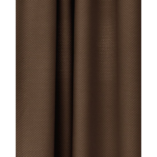 Έτοιμη Ραμμένη Ζακάρ Κουρτίνα Cell σε 7 Αποχρώσεις Φαρδύ Φύλλο (270x270cm) Καφέ