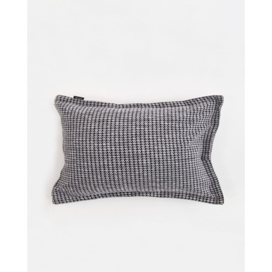 Σενίλ Διακοσμητική Oxford Μαξιλαροθήκη Ramnus σε 4 Αποχρώσεις 30x45 2cm Ανθρακί