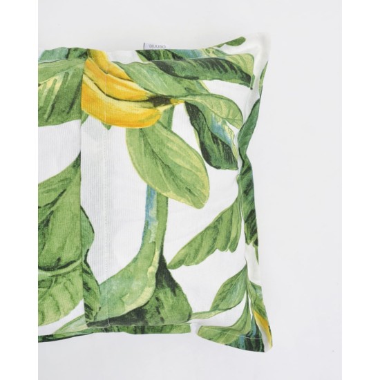 Διακοσμητική Μαξιλαροθήκη Green Leaves 40x40cm 40x40cm Διακοσμητική Μαξιλαροθήκη Green Leaves 40x40cm 40x40cm