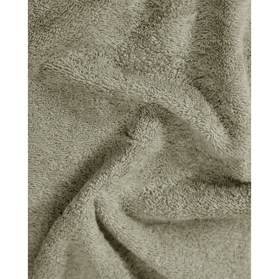 Βαμβακερή Πετσέτα Charlotte Μπάνιου | 65x135cm Χακί