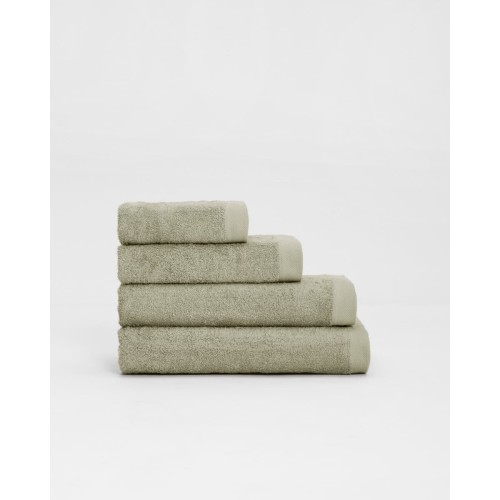 Βαμβακερή Πετσέτα Charlotte Μπάνιου | 65x135cm Χακί