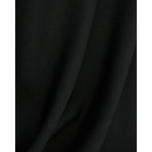 Μονόχρωμο Αλέκιαστο Ύφασμα Φ160cm Monaco σε 7 Αποχρώσεις Μαύρο