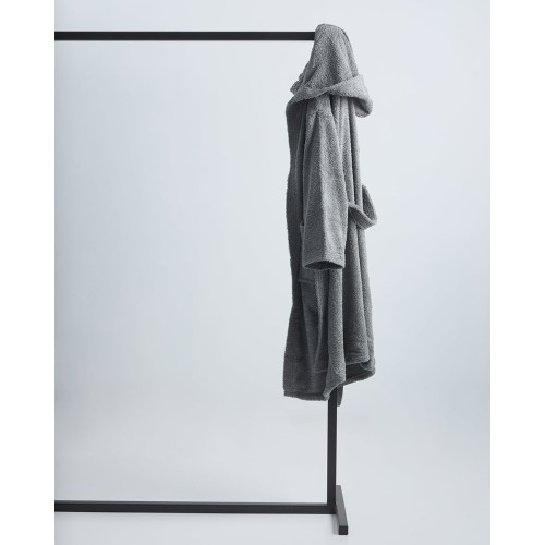 Βαμβακερό Πετσετέ Μονόχρωμο Μπουρνούζι με Πλισέ Γιακά & Κουκούλα Adore Medium Ανθρακί Βαμβακερό Πετσετέ Μονόχρωμο Μπουρνούζι με Πλισέ Γιακά & Κουκούλα Adore Medium Ανθρακί