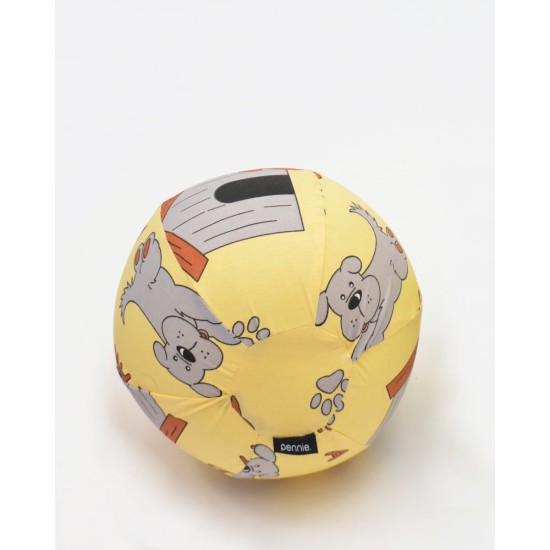 Βαμβακερή Θήκη Μπαλονόμπαλας Happy Dog σε 3 Αποχρώσεις One Size (26cm) Κίτρινο