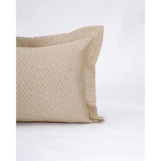 3D Ζακάρ Oxford Μαξιλαροθήκη Γεωμετρικό Pattern Augerinos σε 6 Αποχρώσεις 52x72 5cm Άμμου 3D Ζακάρ Oxford Μαξιλαροθήκη Γεωμετρικό Pattern Augerinos σε 6 Αποχρώσεις 52x72 5cm Άμμου