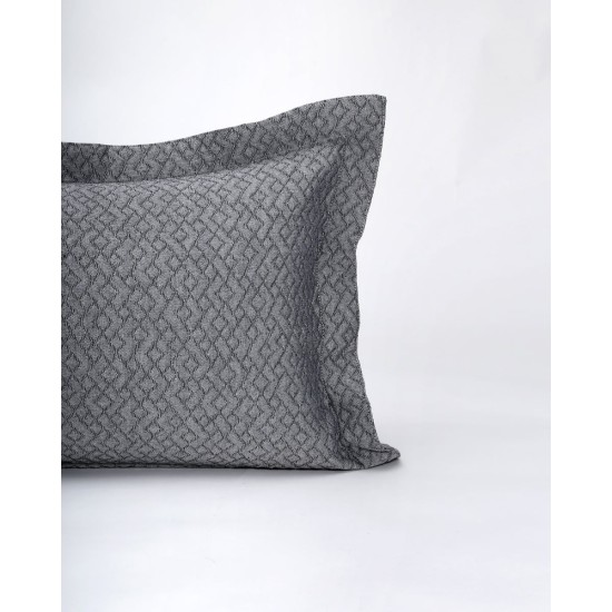 3D Ζακάρ Oxford Μαξιλαροθήκη Γεωμετρικό Pattern Augerinos σε 6 Αποχρώσεις 45x45 5cm Ανθρακί 3D Ζακάρ Oxford Μαξιλαροθήκη Γεωμετρικό Pattern Augerinos σε 6 Αποχρώσεις 45x45 5cm Ανθρακί