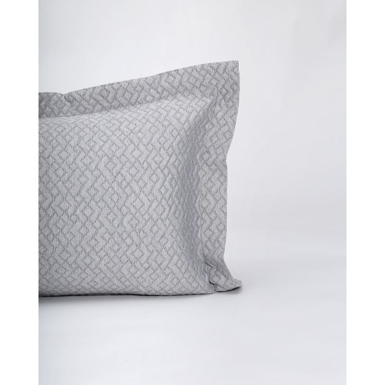 3D Ζακάρ Oxford Μαξιλαροθήκη Γεωμετρικό Pattern Augerinos σε 6 Αποχρώσεις 45x45 5cm Γκρι 3D Ζακάρ Oxford Μαξιλαροθήκη Γεωμετρικό Pattern Augerinos σε 6 Αποχρώσεις 45x45 5cm Γκρι