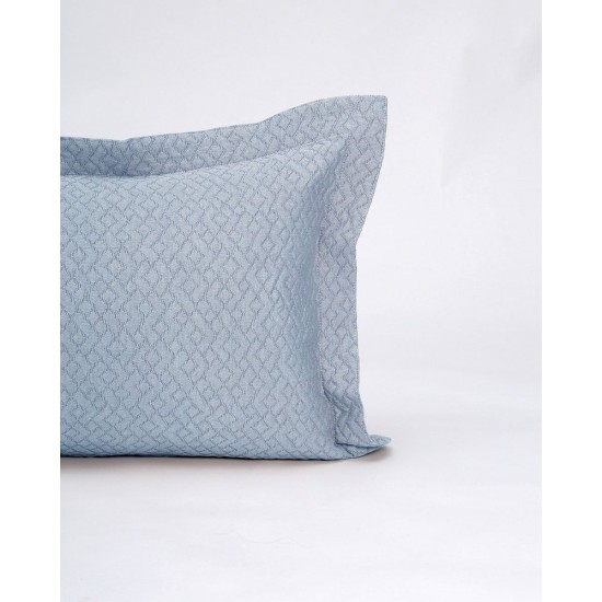 3D Ζακάρ Oxford Μαξιλαροθήκη Γεωμετρικό Pattern Augerinos σε 6 Αποχρώσεις 52x72 5cm Blue Jean 3D Ζακάρ Oxford Μαξιλαροθήκη Γεωμετρικό Pattern Augerinos σε 6 Αποχρώσεις 52x72 5cm Blue Jean