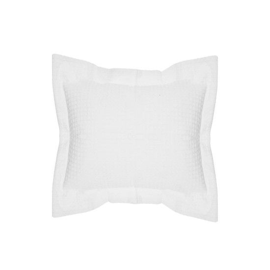 3D Βαμβακερή Πικέ Oxford Μαξιλαροθήκη Videl σε 8 Αποχρώσεις 45x45 5cm Άσπρο