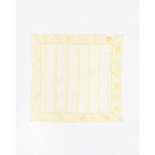 Πασχαλινό Διακοσμητικό Καρέ Οργάντζα 90x90cm 2 ατόμων | 90x90cm Κρεμ