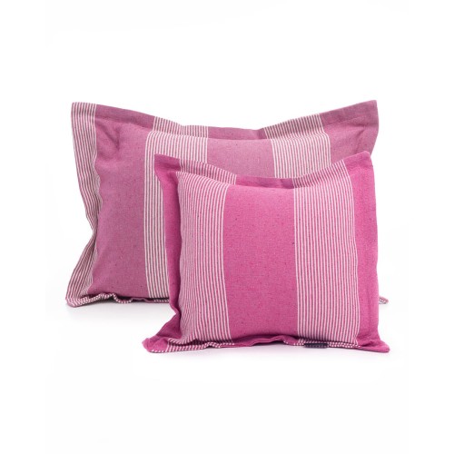 Βαμβακερή Oxford Μαξιλαροθήκη Καναπέ Δαπέδου Achilles 60x60 3cm Φούξια