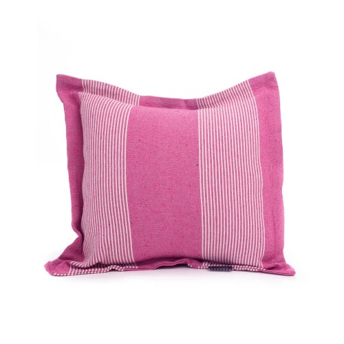 Βαμβακερή Oxford Μαξιλαροθήκη Καναπέ Δαπέδου Achilles 60x60 3cm Φούξια