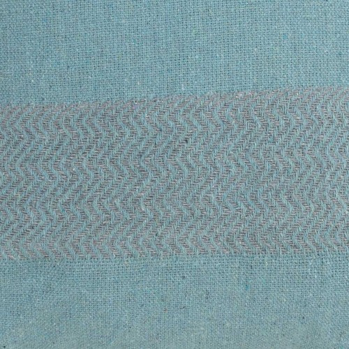 Βαμβακερή Oxford Blue Indigo Μαξιλαροθήκη Καναπέ Δαπέδου Soren 45x45 3cm Blue Indigo